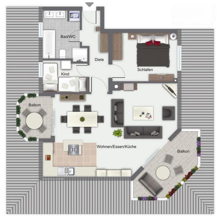 Waterkant Wohnung 08 - Seestern Больтенгаген Екстер'єр фото